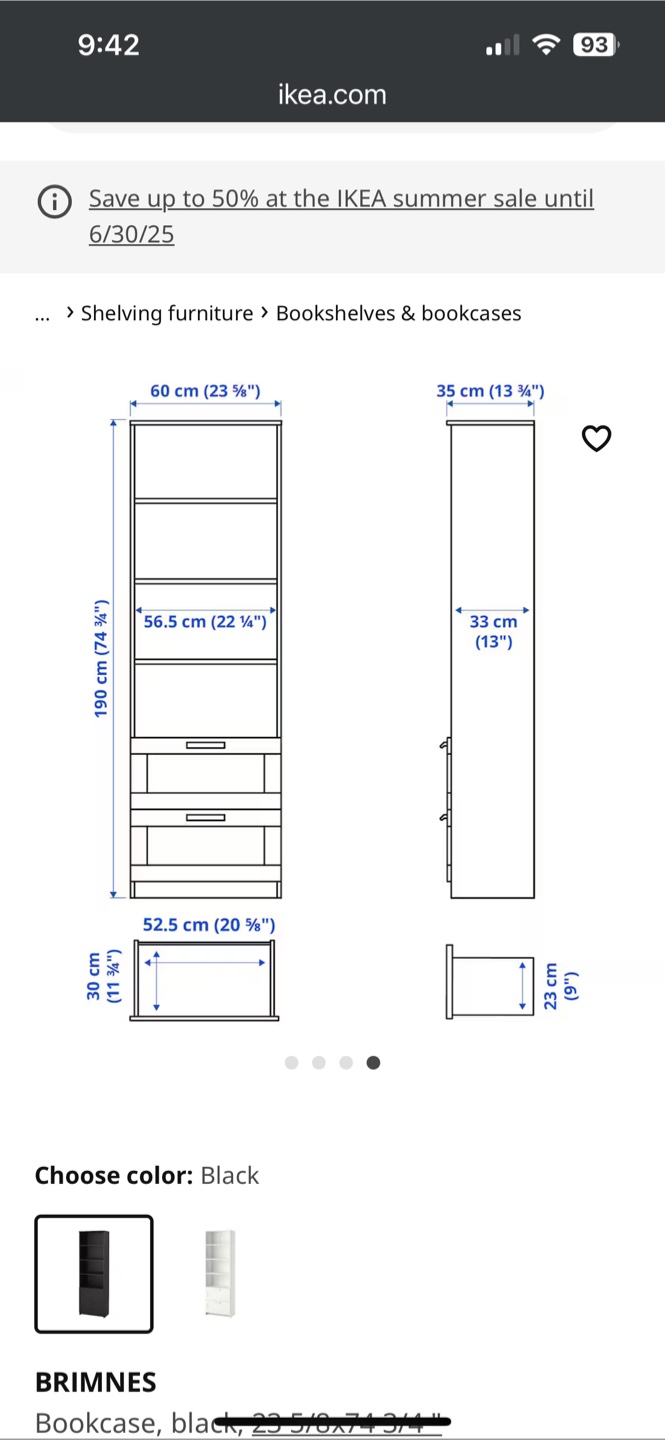 IKEA BRIMNES bookcase - photo 5