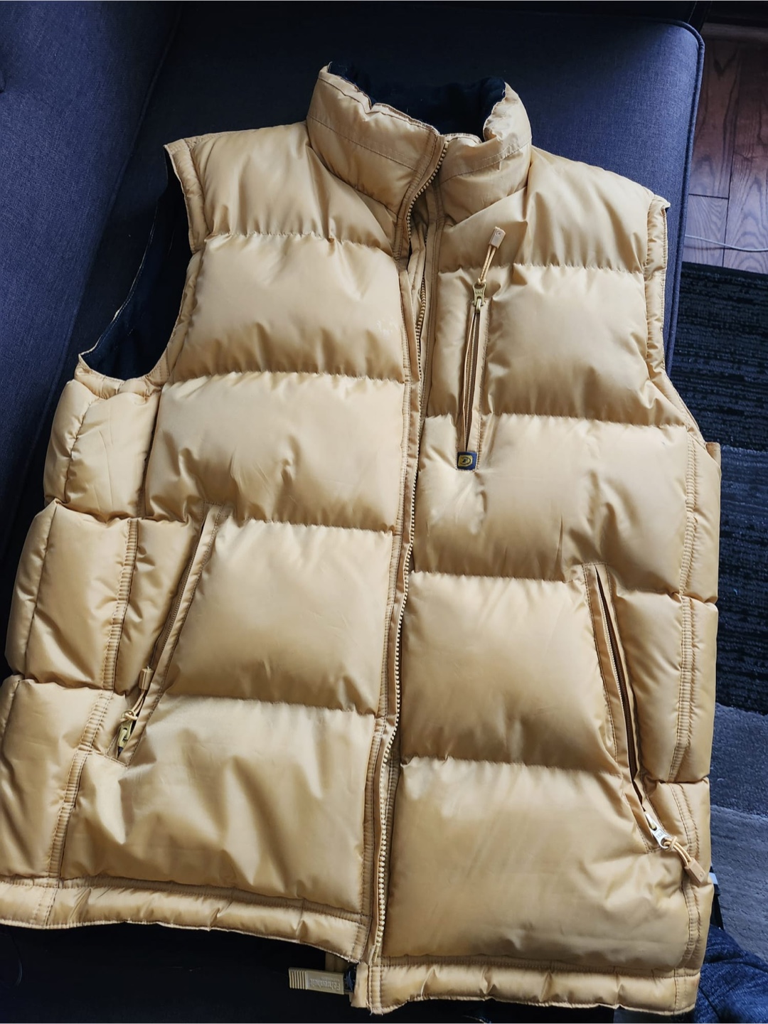 Fahrenheit Yellow Puffer Vest