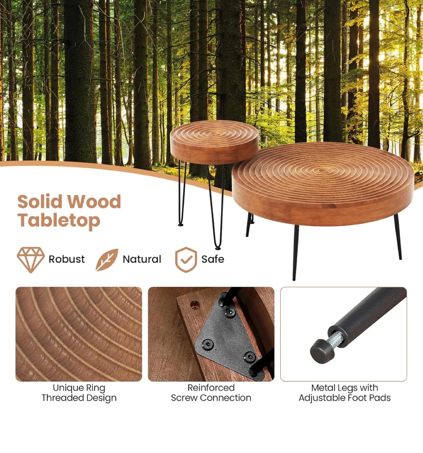 round coffee table ‼️send offer‼️ image indicator(4)