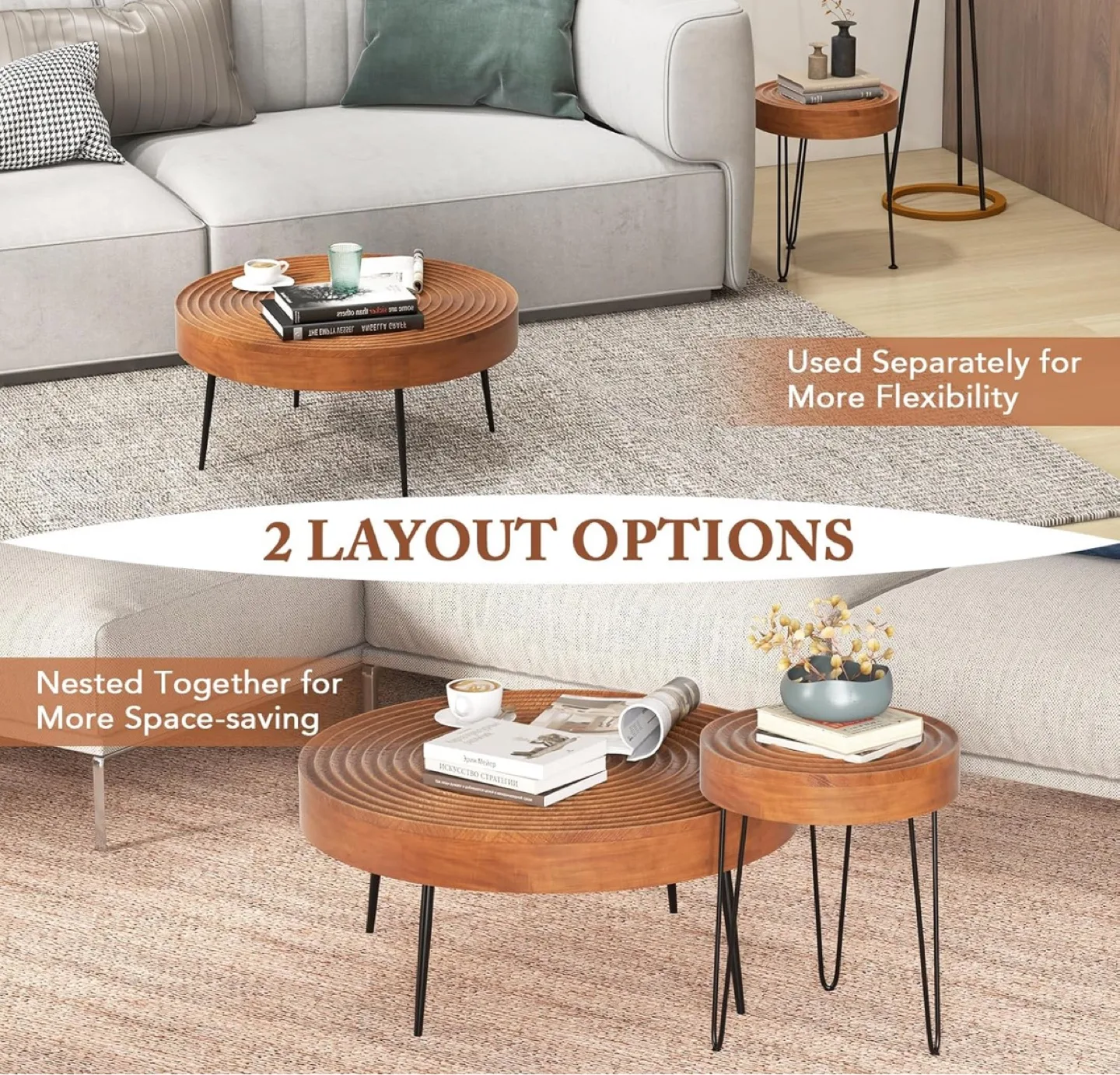 round coffee table ‼️send offer‼️ image indicator(5)