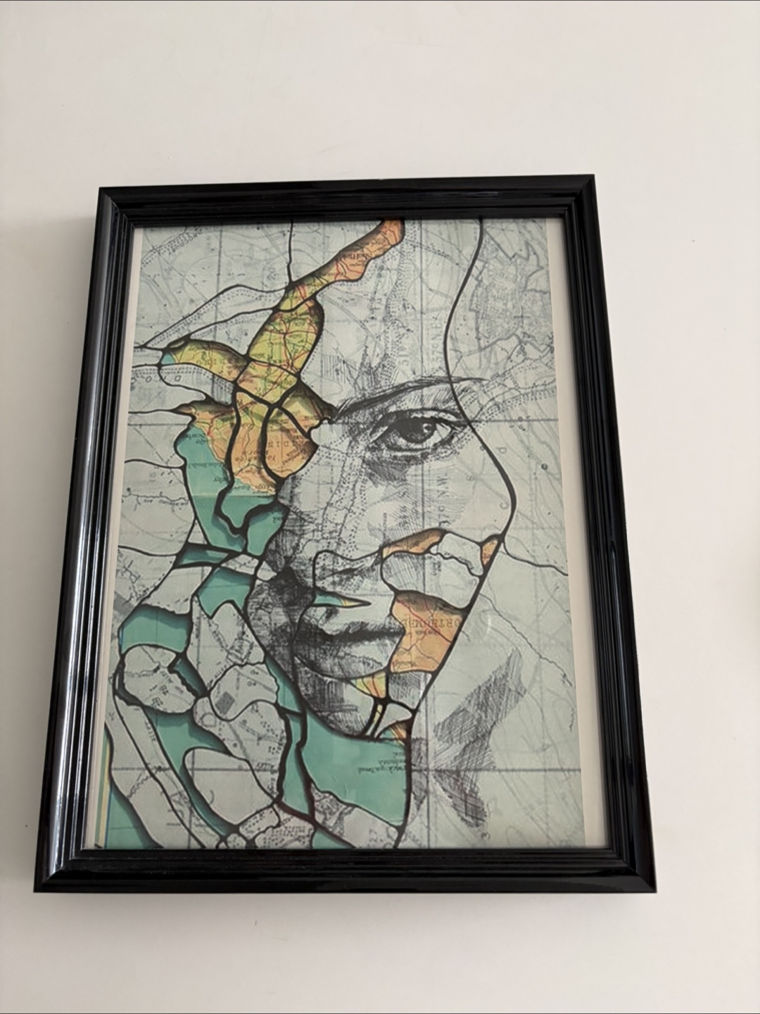 Abstract Art Print - Framed