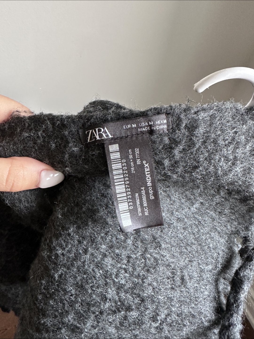Zara Grey Scarf - photo 2