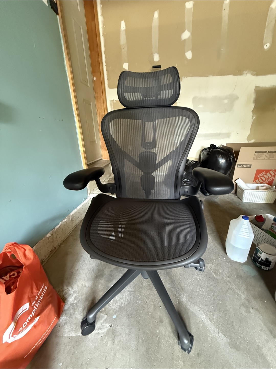 Herman Miller - Aeron Ergonomic Office Chair with Headrest