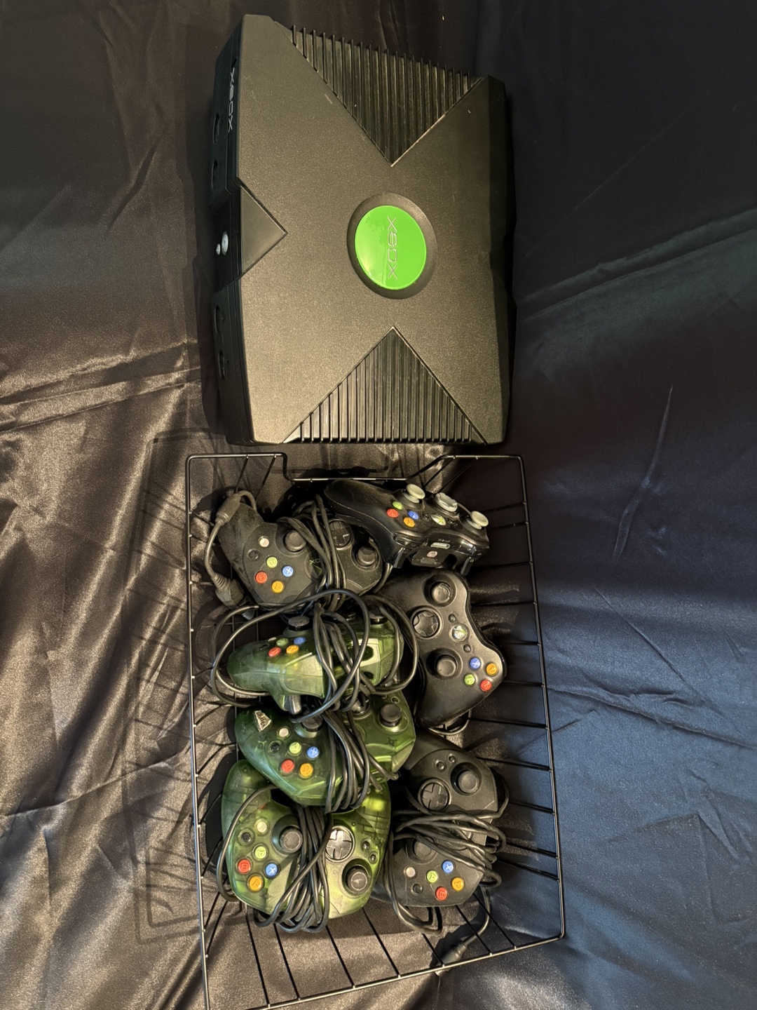 Xbox Console with Controllers and Games - photo 2