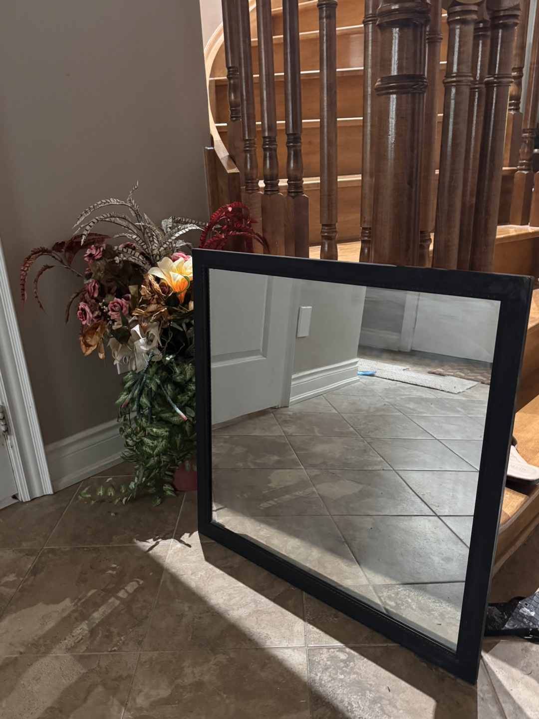Black Framed Mirror