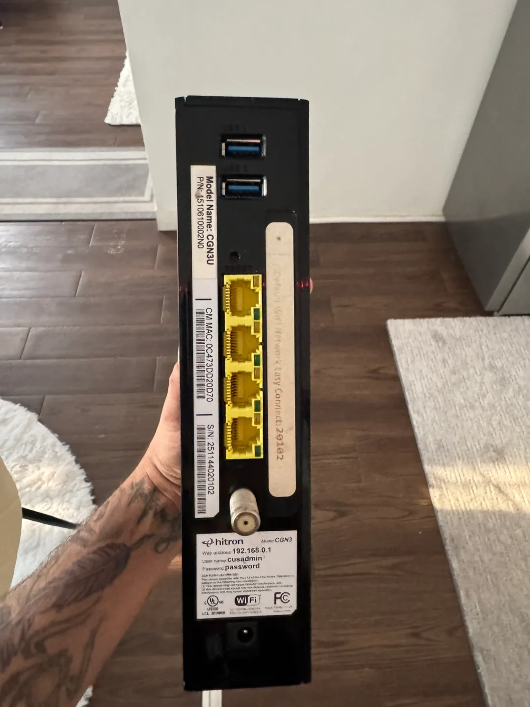 Hitron Advanced Wi-Fi Modem #freecycle image indicator(2)