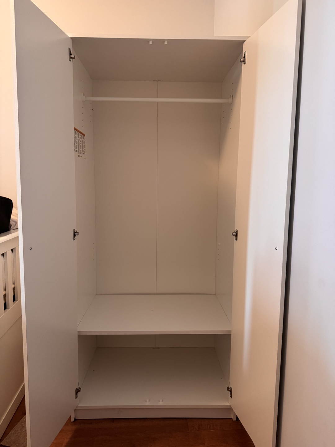 Ikea White Wardrobe Closet - photo 3