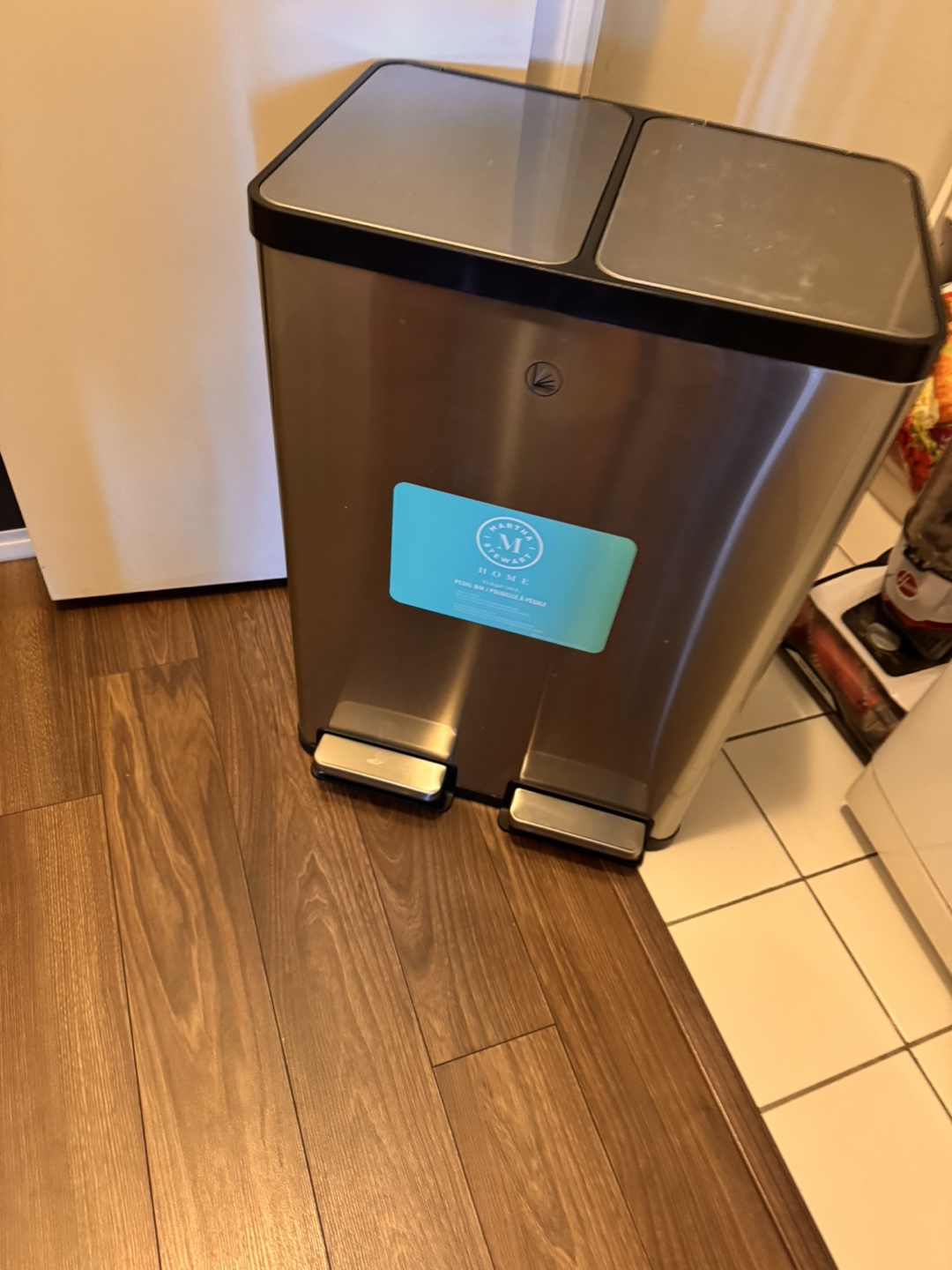 Dual Compartment Pedal Bin - photo 2