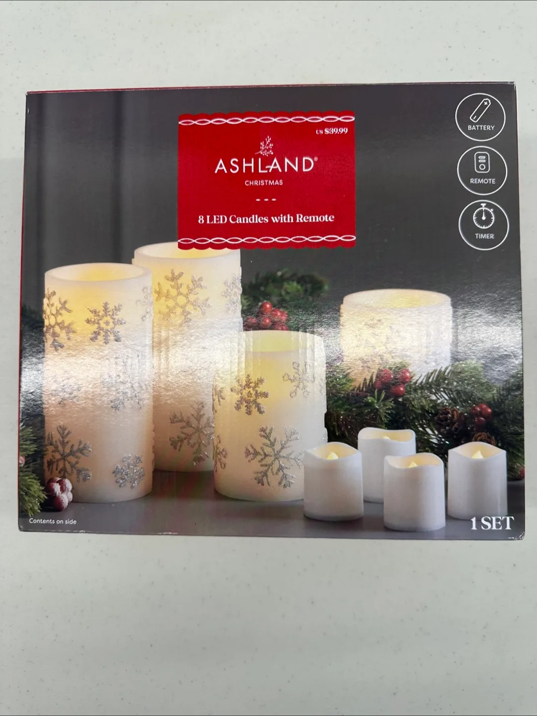 LED Candle Set with Remote thumbnail