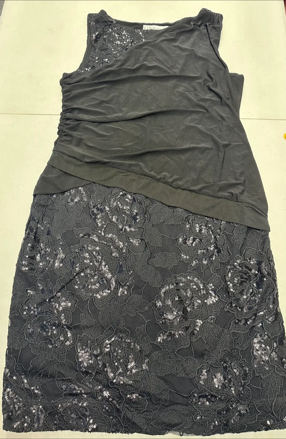 Black Dress with sequins thumbnail