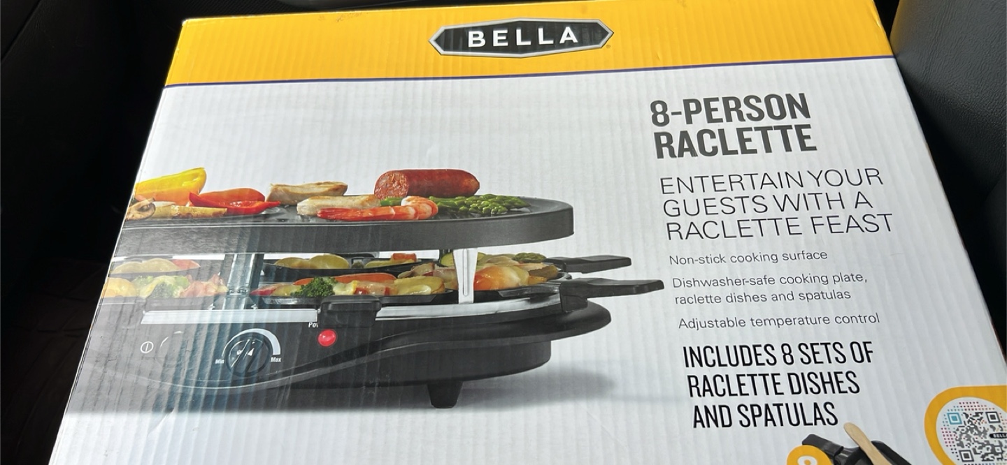 BELLA 8-Person Raclette Grill