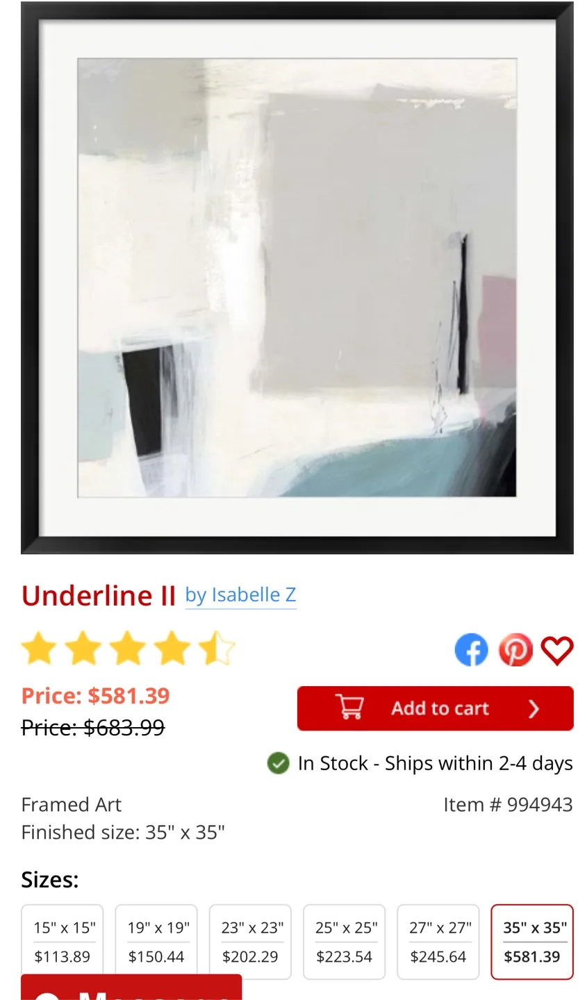 Large Modern Abstract Art image indicator(4)