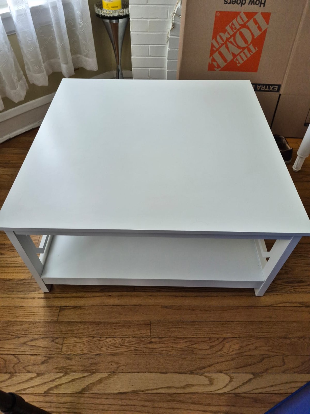 White Square Coffee Table - photo 3