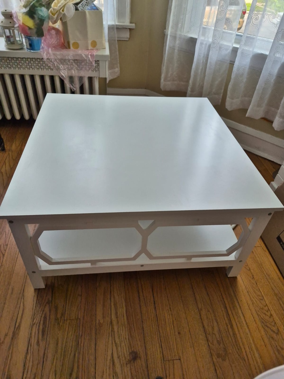 White Square Coffee Table - photo 2
