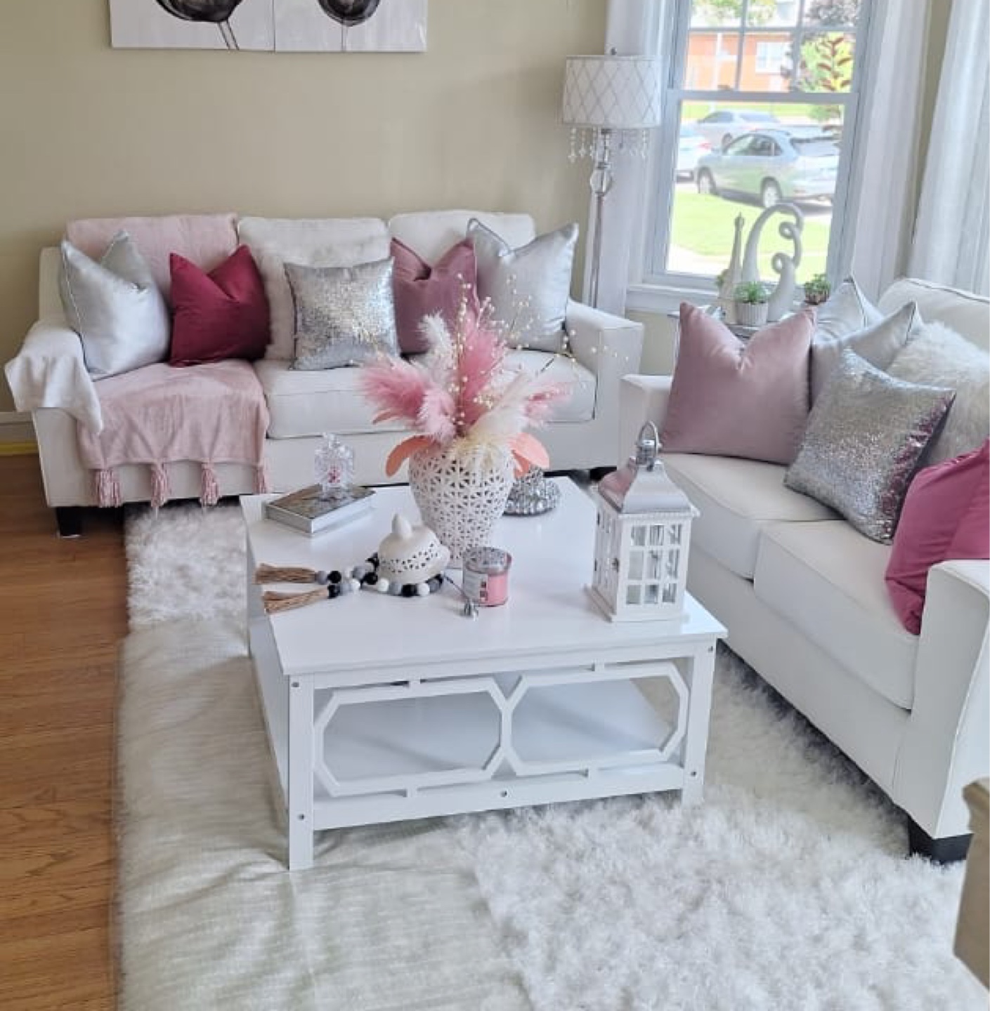 White Square Coffee Table