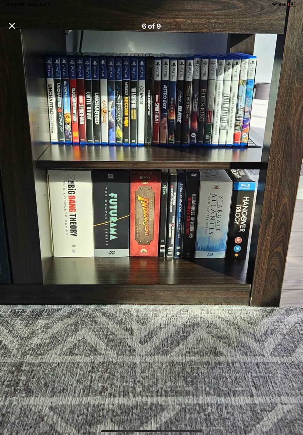 Large TV stand with fireplace for sale - photo 4