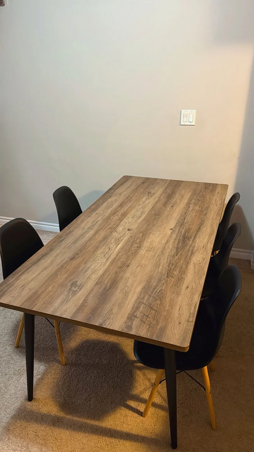 Dining Table with Chairs Set image indicator(3)