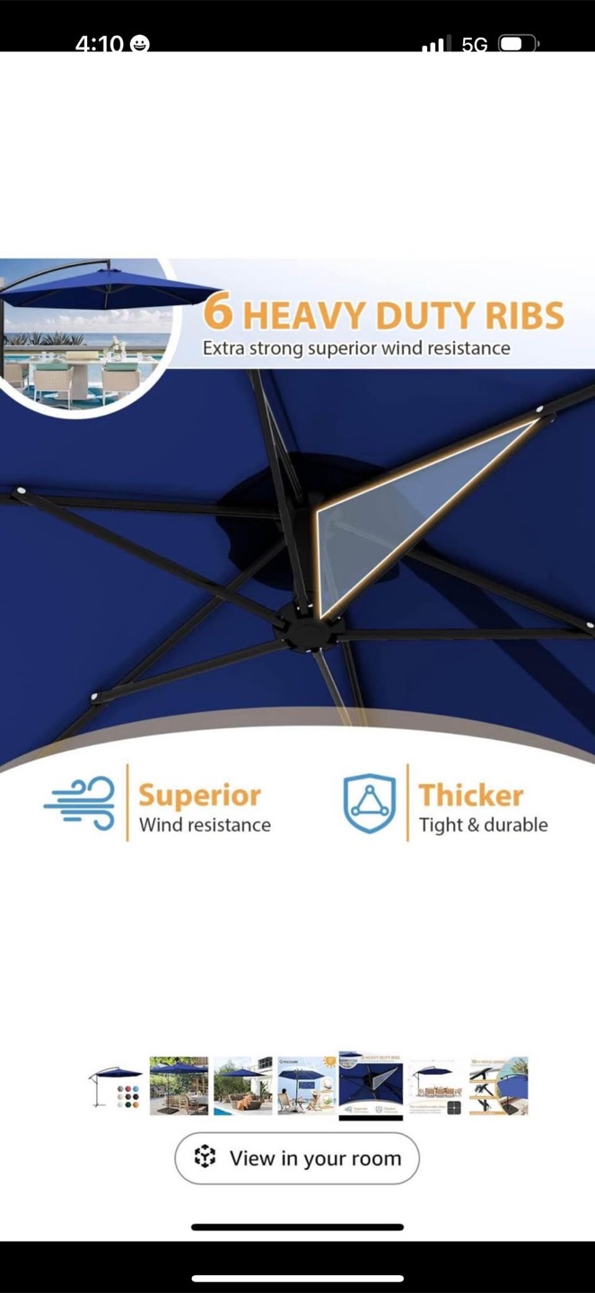 Greesum Outdoor Umbrella - photo 3