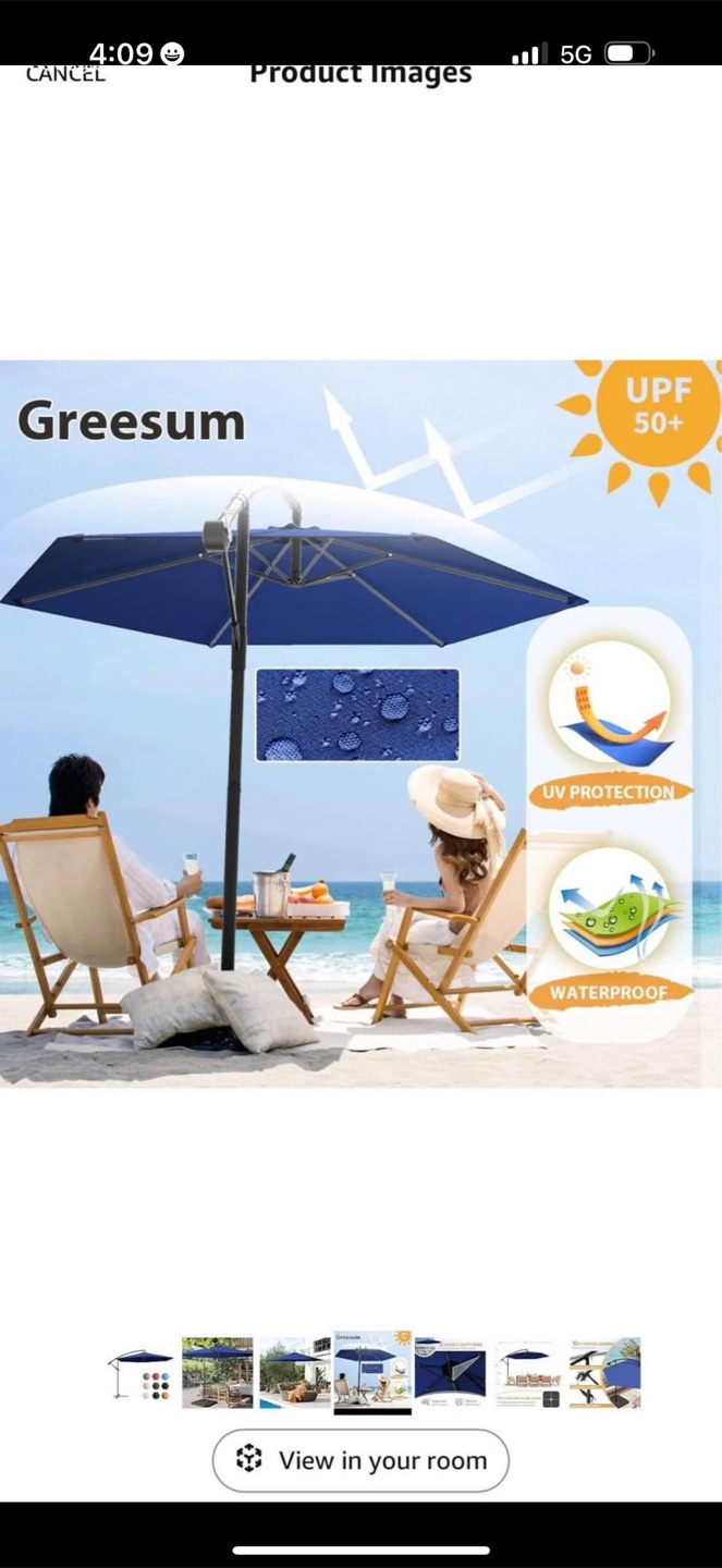 Greesum Outdoor Umbrella - photo 4