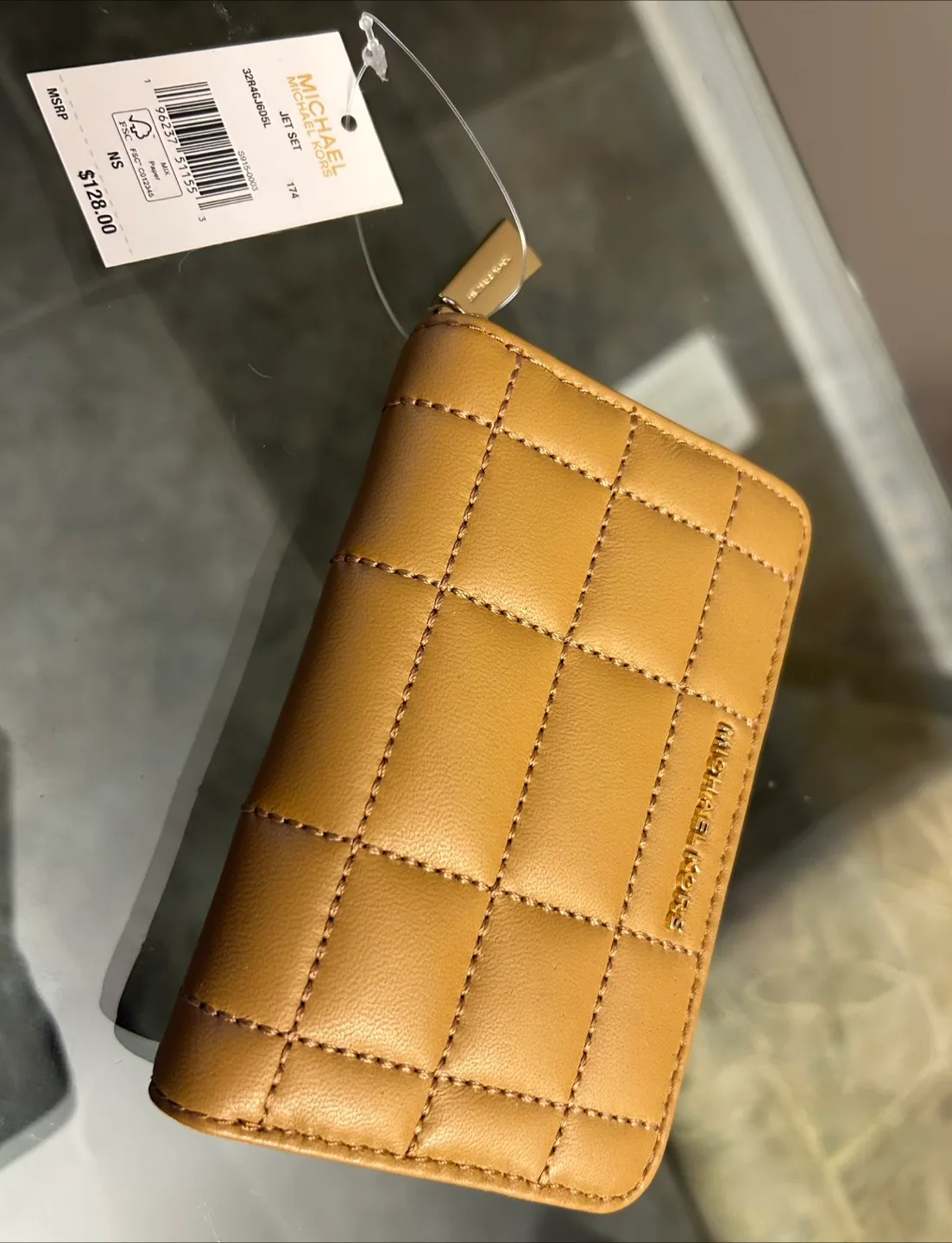 *Brand New* MICHAEL KORS Jet Set Small Leather Wallet thumbnail
