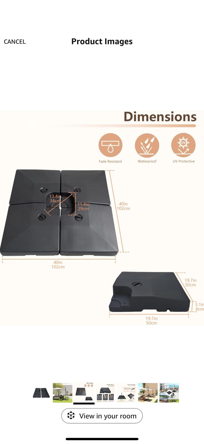 Umbrella Base Set - photo 5