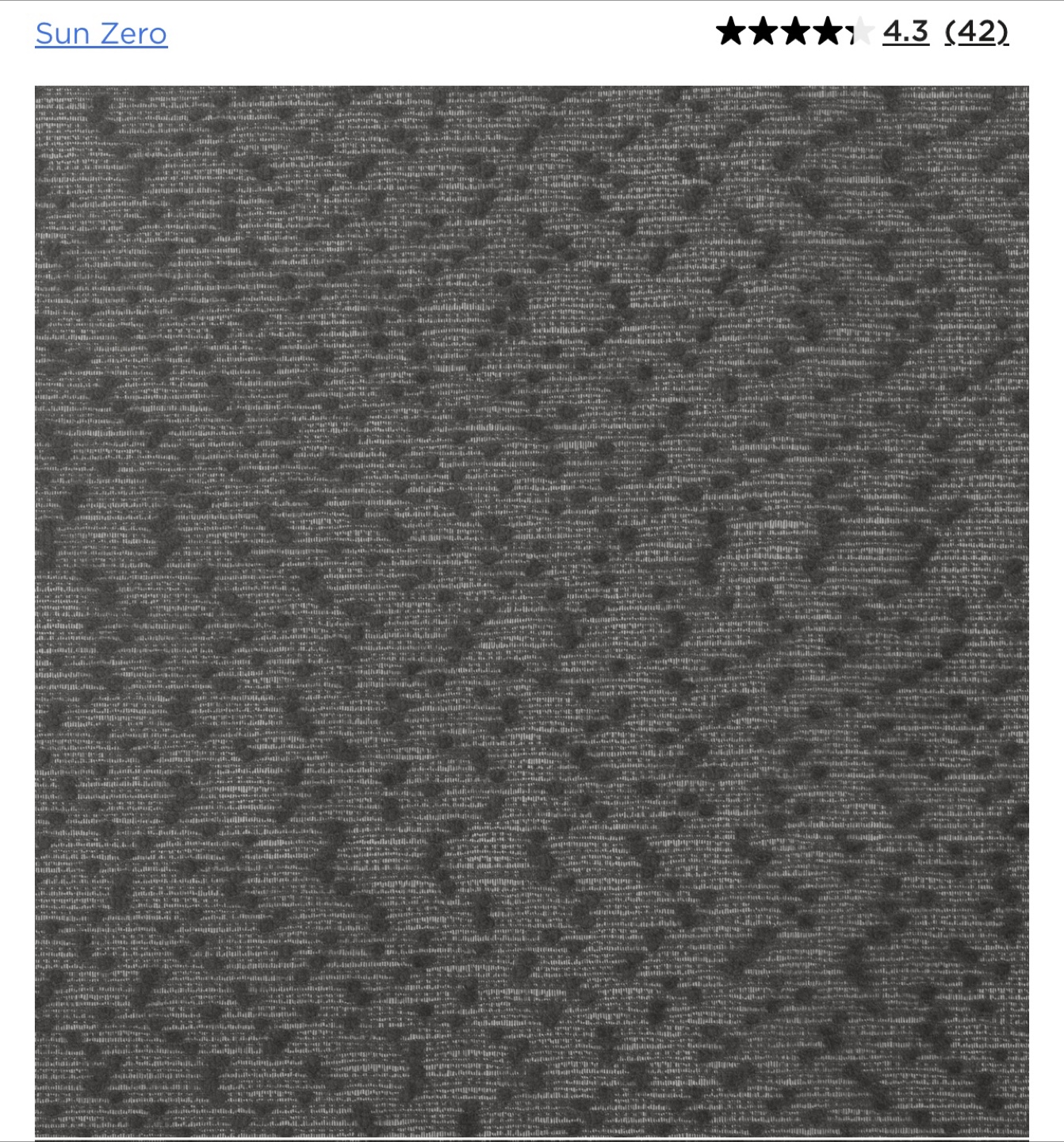 “Laurent” Sun Zero 100% Grey Total Blackout Window Panel Pair - photo 3