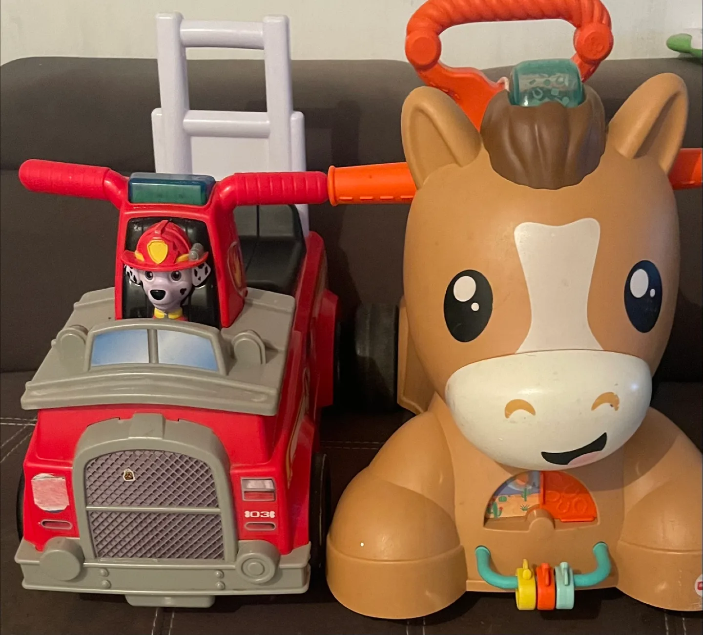 Ride-on Firetruck & Horse thumbnail