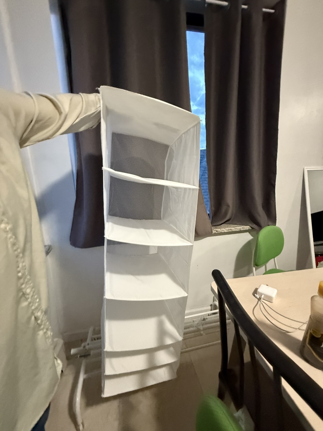 White 6-Tier Hanging Organizer