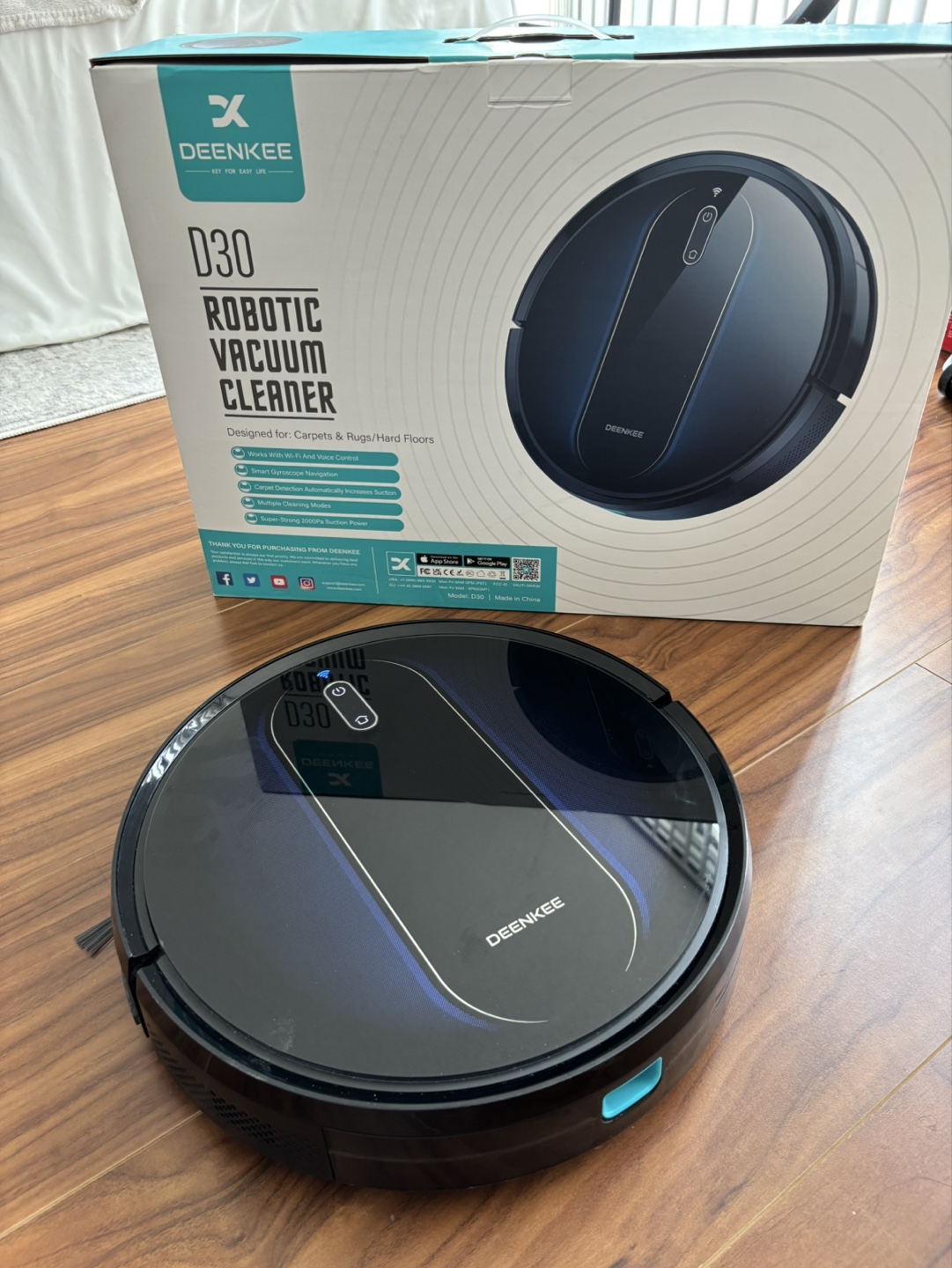 DEENKEE D30 Robotic Vacuum Cleaner
