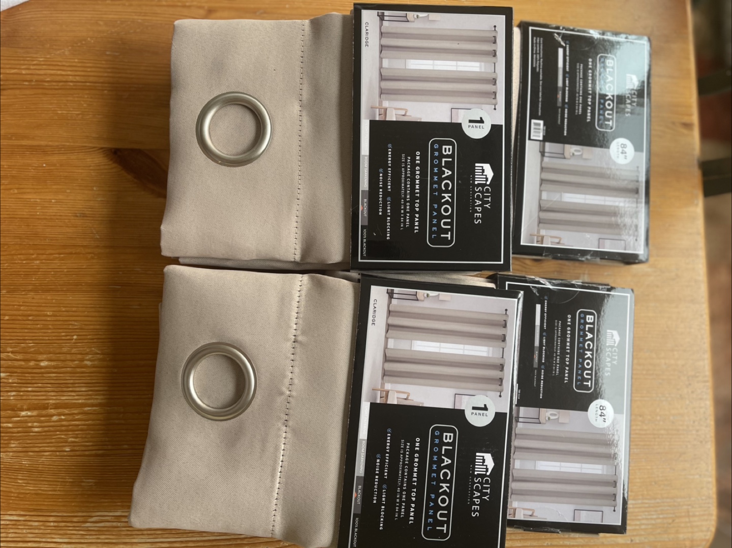 New Blackout Grommet Top Panel Curtains - photo 2