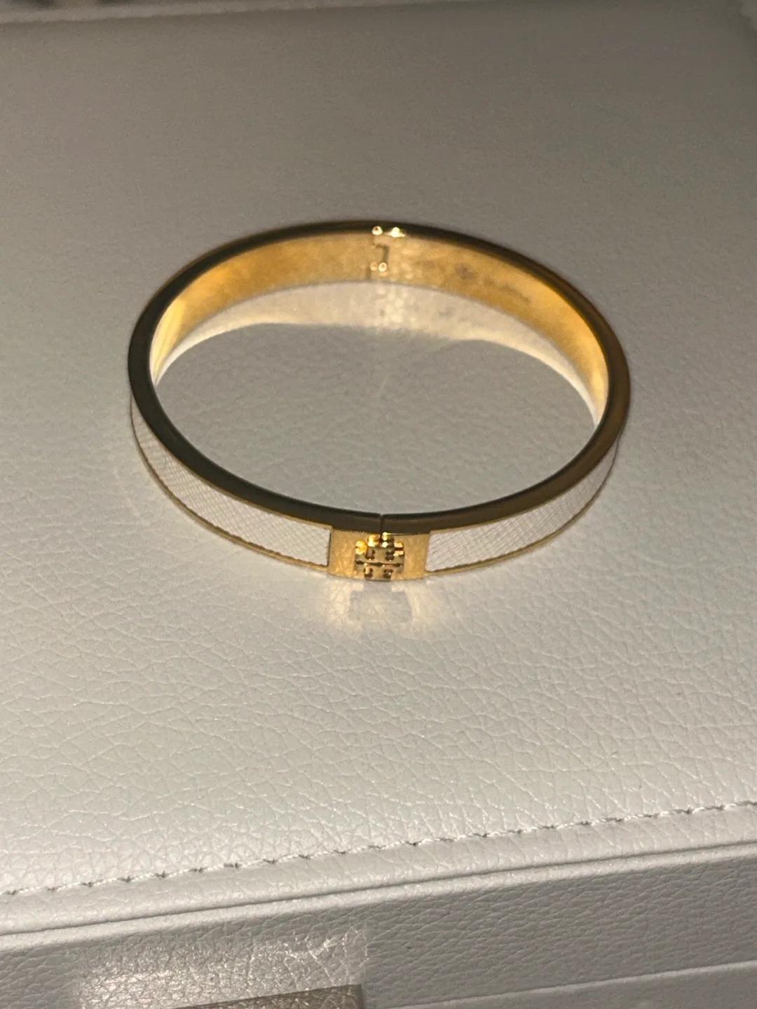 Tory Burch Gold and White Bracelet thumbnail