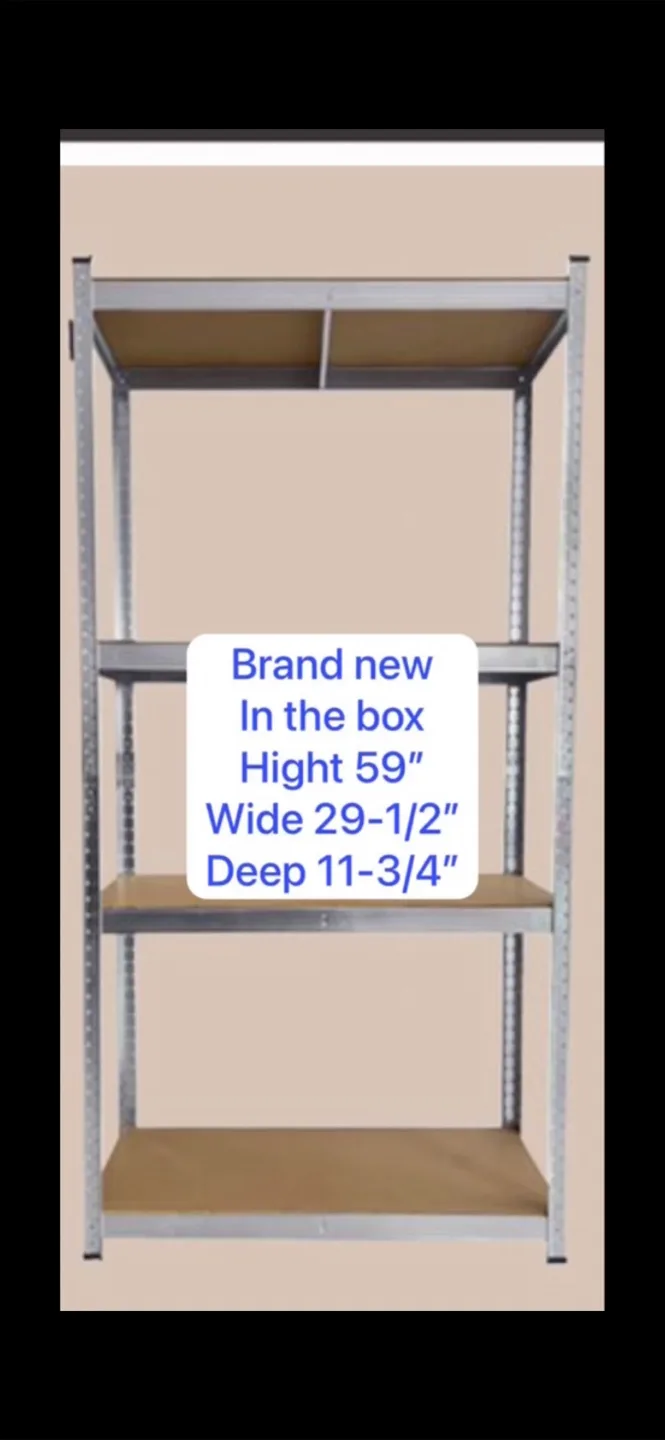 New 4-Shelf Steel Shelving Unit image indicator(3)