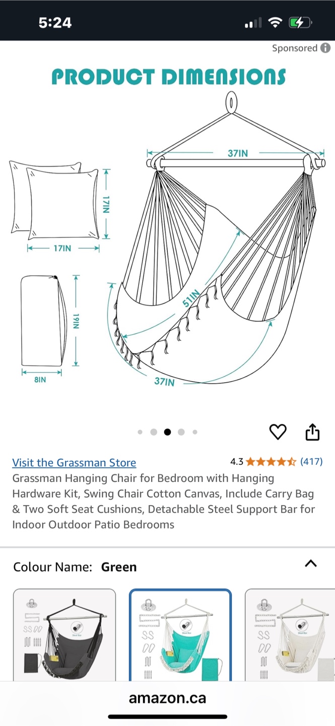 NEW Hanging Chair - photo 4