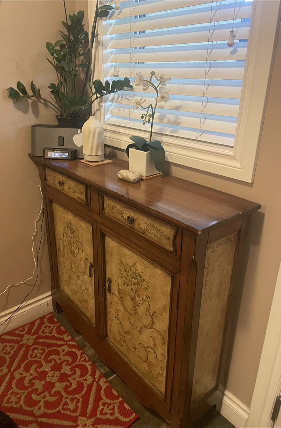Vintage-Style Wooden Sideboard
