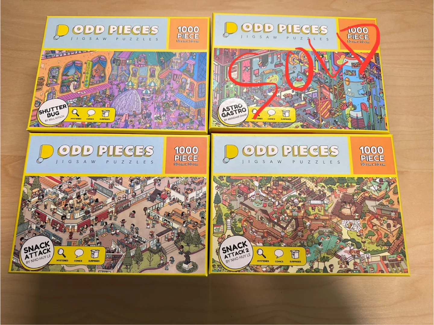 Odd Pieces Jigsaw Puzzles - 1000 pieces thumbnail