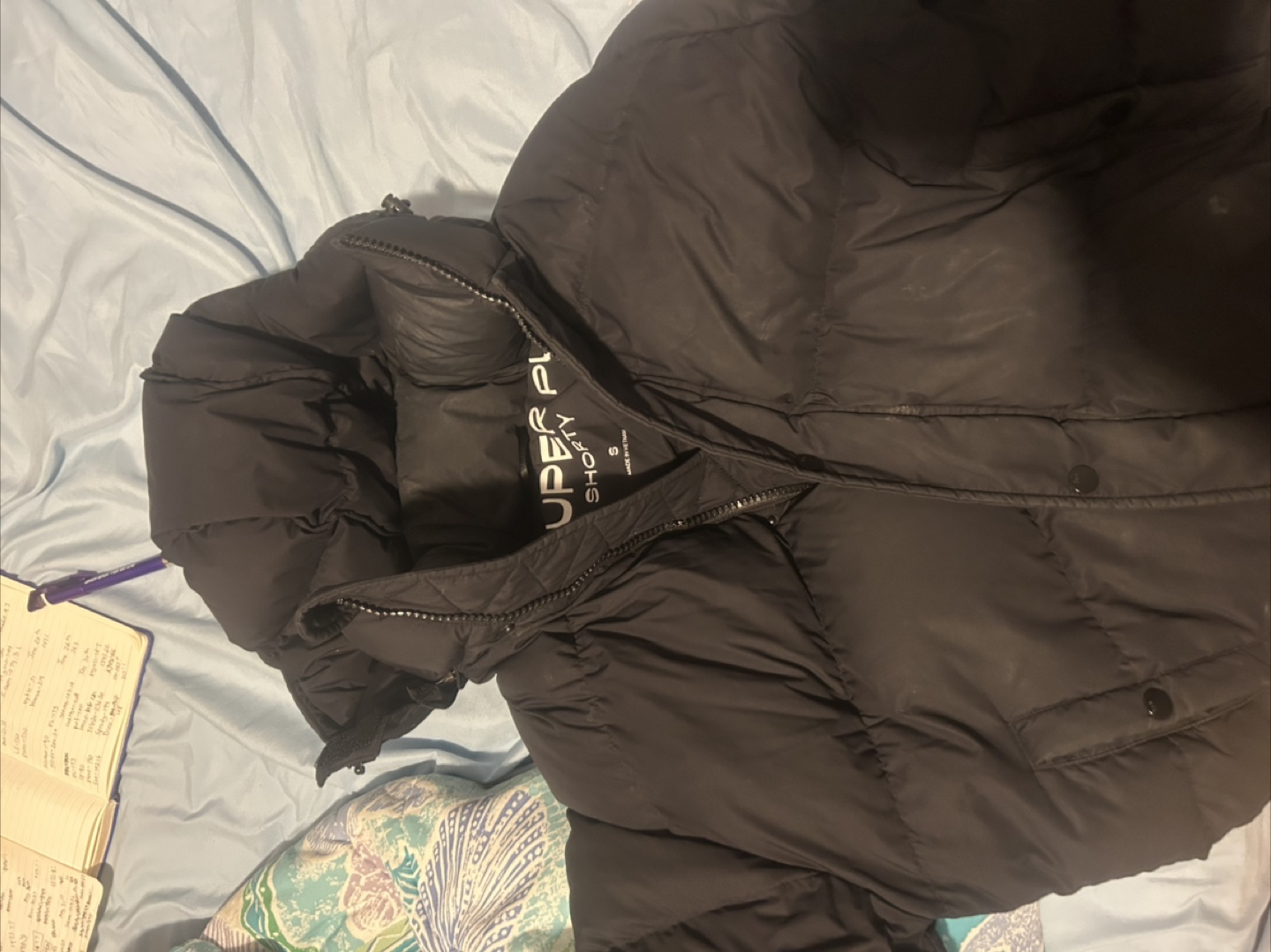 The Super Puff Shorty - Black Puffer Jacket - photo 2