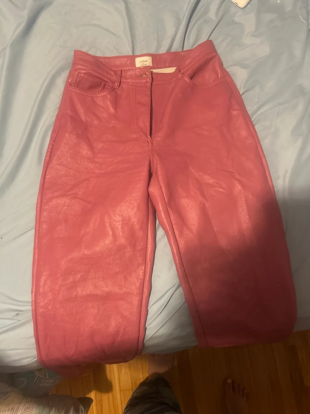 Wilfred Pink Leather Pants image indicator(2)