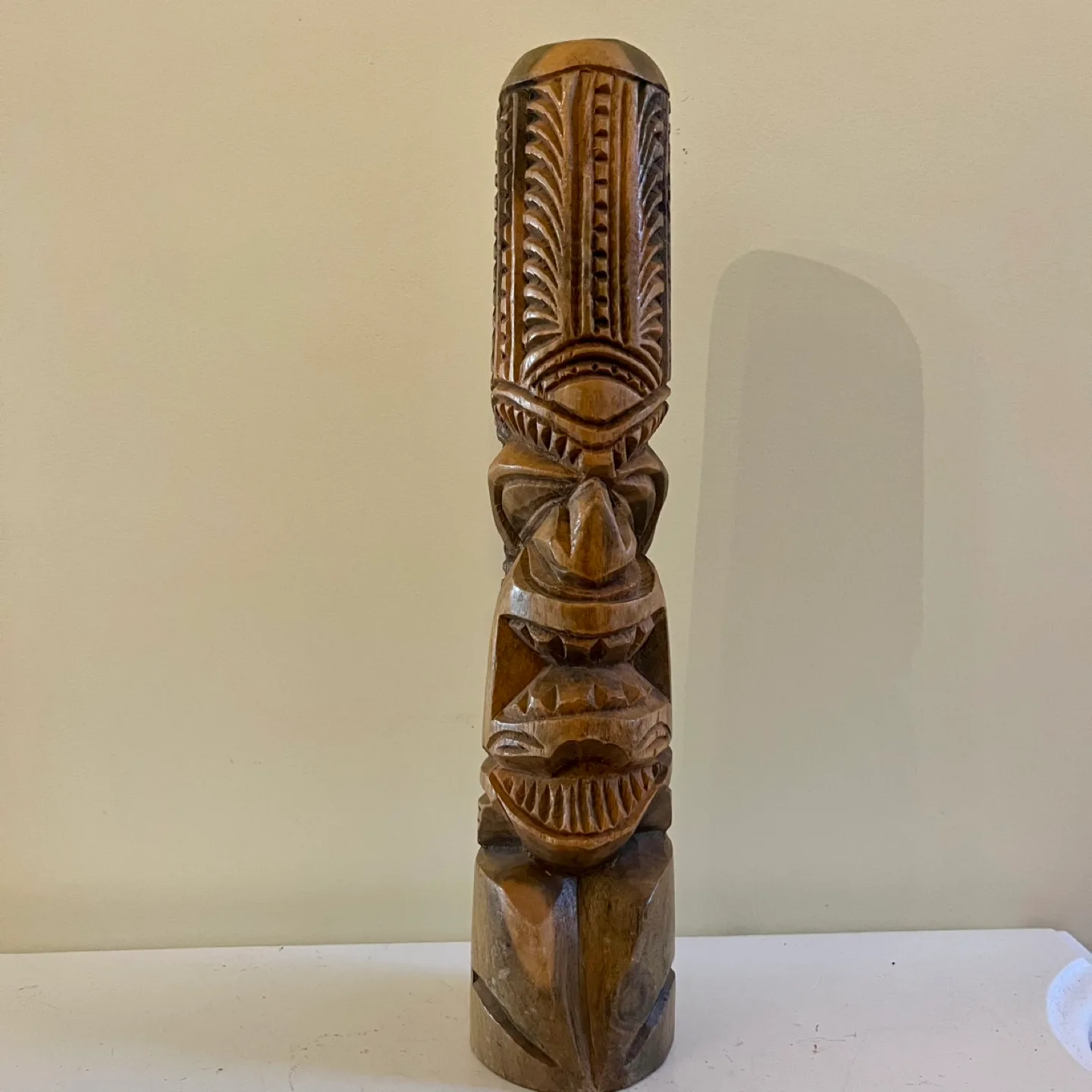 Vintage hand-carved Hawaiian Tiki thumbnail