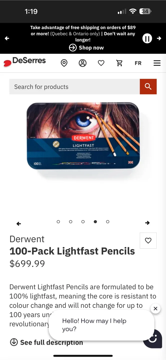 Derwent Lightfast Coloured Pencils image indicator(2)