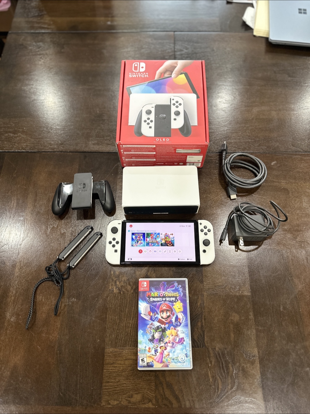 Nintendo Switch OLED with Mario + Rabbids Sparks of Hope