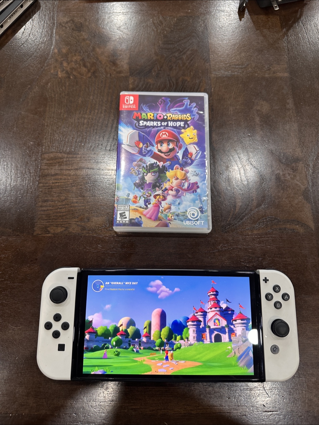 Nintendo Switch OLED with Mario + Rabbids Sparks of Hope - photo 4
