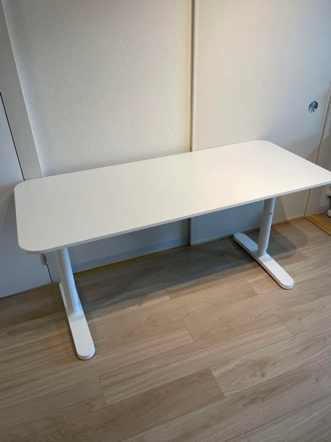 White  Standing Desk