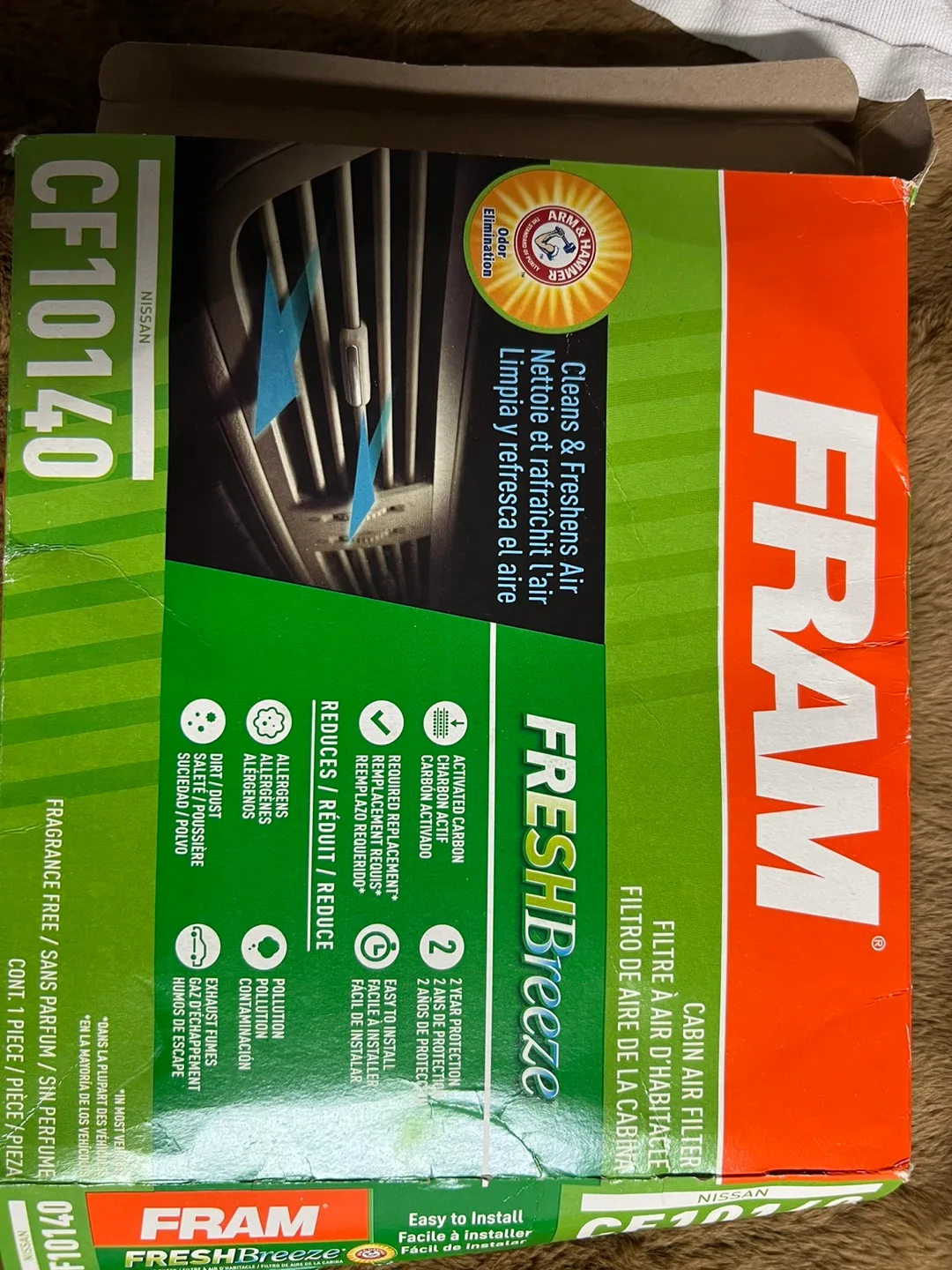 Fram Fresh Breeze Air Filter for Nissan image indicator(2)