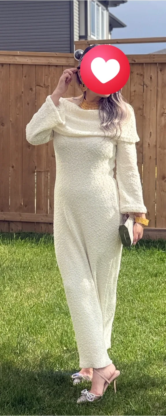 Off-White Long Sleeve Dress image indicator(2)