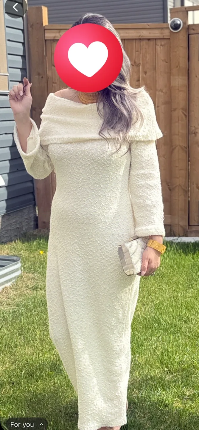 Off-White Long Sleeve Dress image indicator(3)