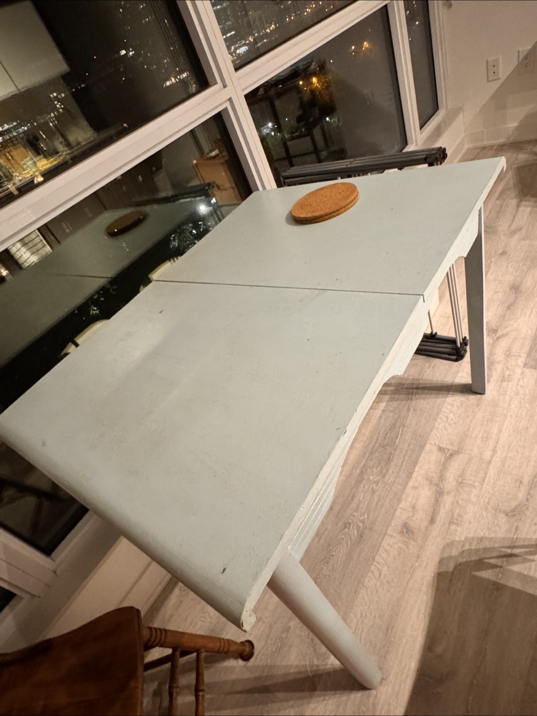 Light Blue Dining Table Expandable