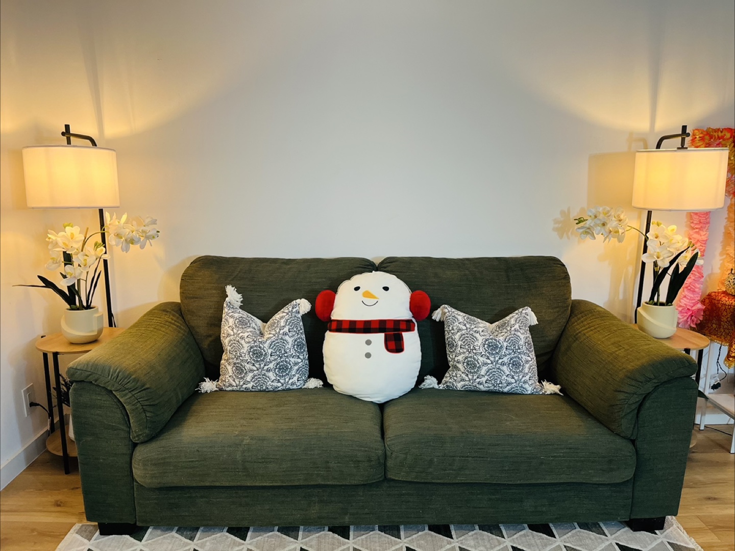 Comfortable Green Couch