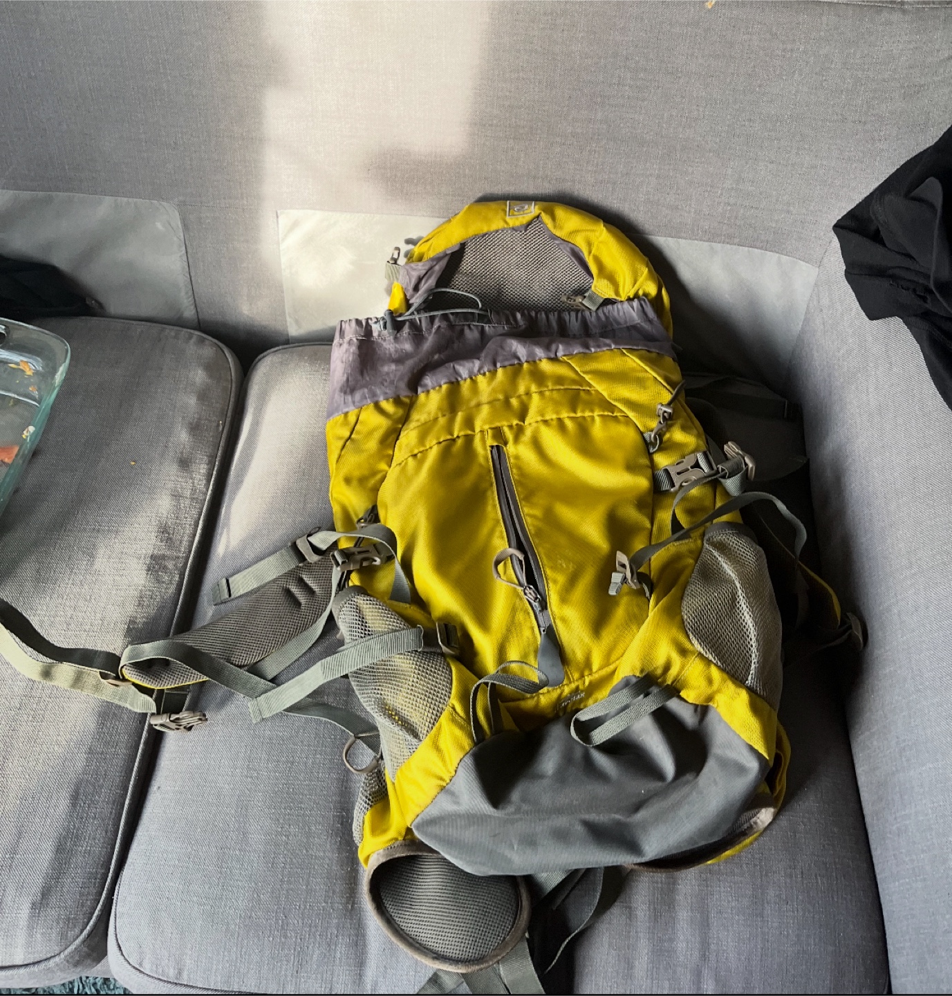 Yellow and Grey hiking  Backpack - photo 2