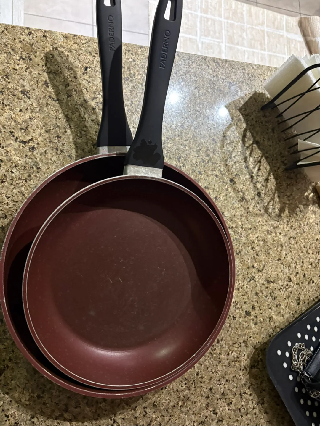 Set of two PADERNO Non-Stick Frying Pans thumbnail