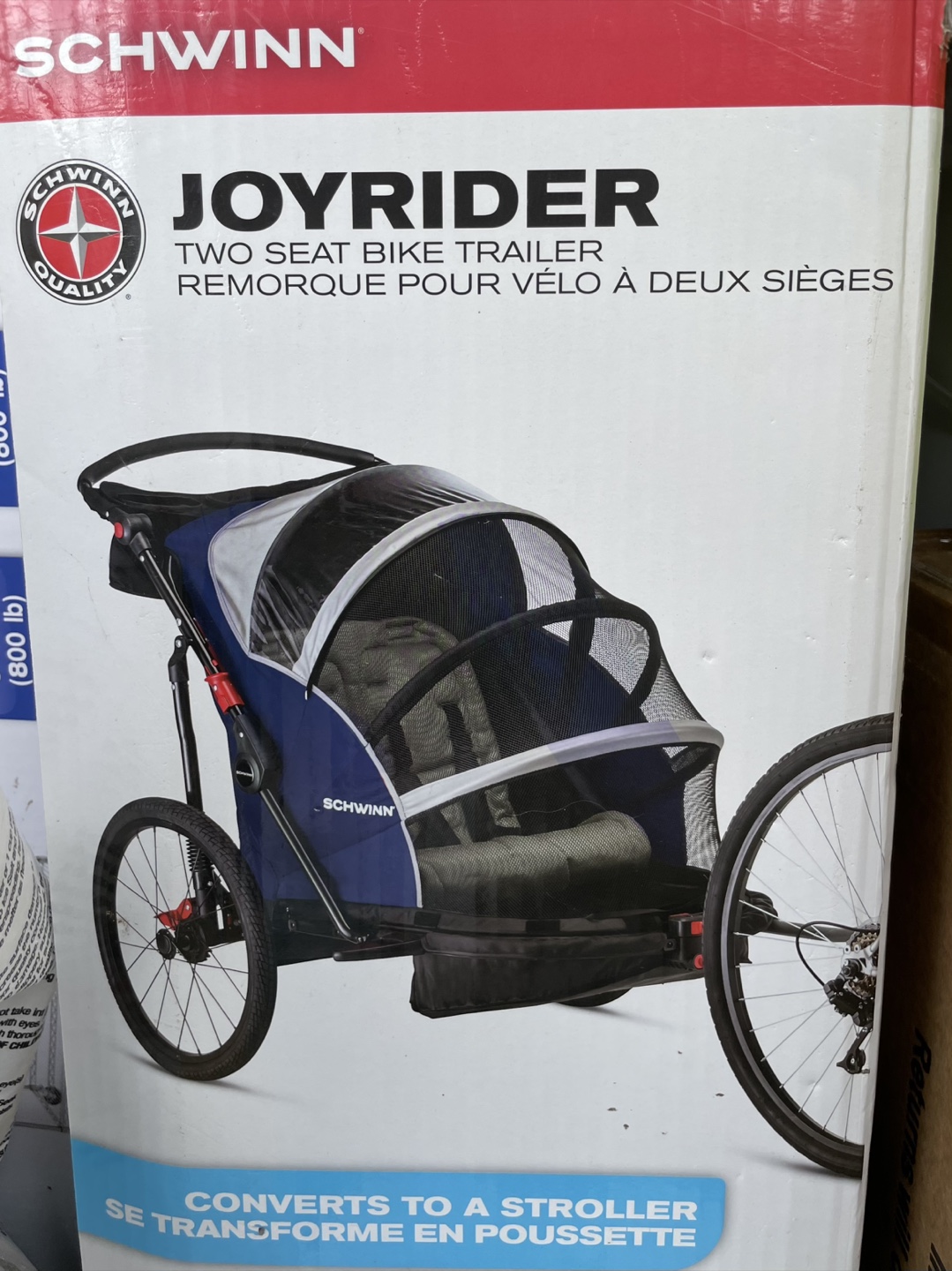 Schwinn Joyrider Two Seat Bike Trailer